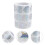 6Rolls Creative Kraft Paper Gift Stickers Assorted Color for Party 11
