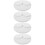 120 Pcs Round Felt Dish Dividers Ceramic Protective Pads 10