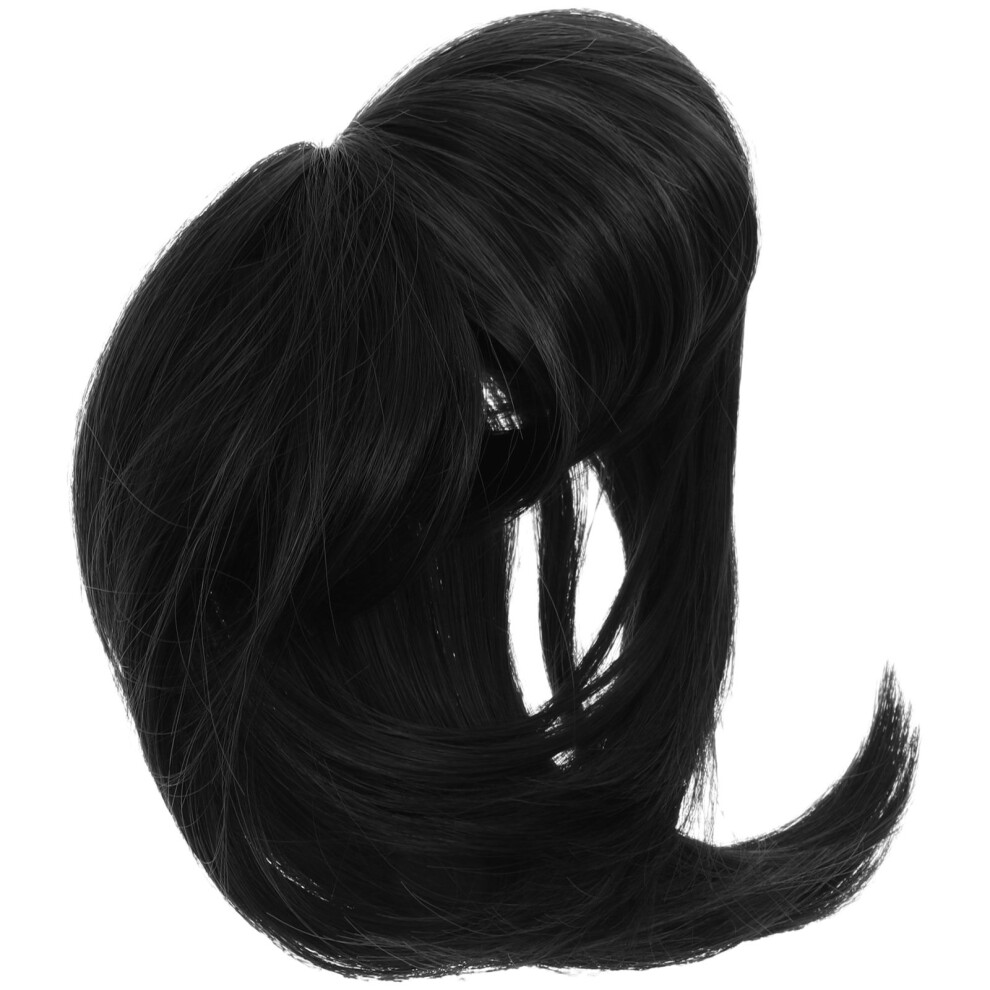 Villcase Unisex 3Pcs Hair Volume Topper Synthetic Thinning Hairpiece For Women
