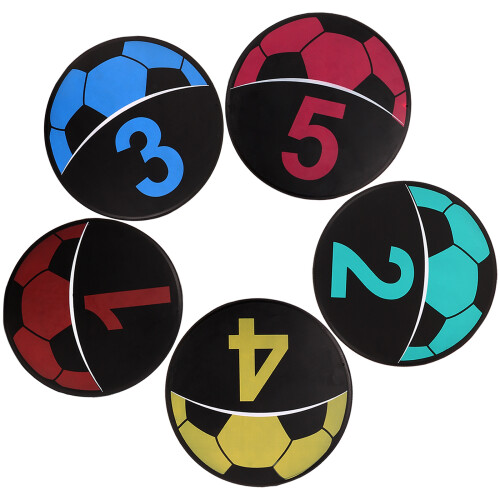 15 Pcs Football Training Markers Numbered Discs For Soccer Practice 1