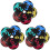 15 Pcs Football Training Markers Numbered Discs For Soccer Practice 4