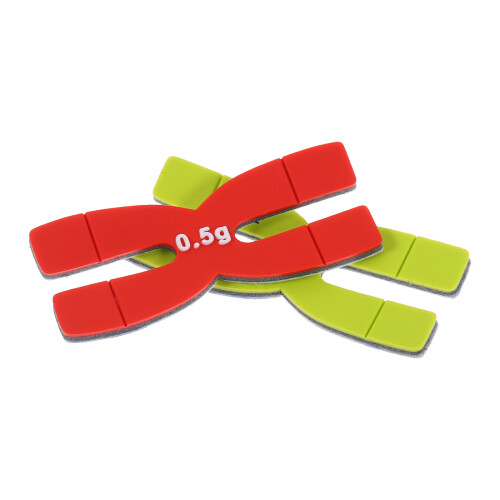8 Pcs Silicone Pad For Tennis Racket H Shaped 0.5g
