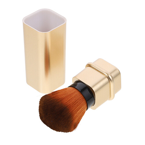 2Pcs Retractable Nail Dust Brush Dome Blush Foundation Brush 1