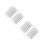 2000Pairs Sticky Nylon Adhesive Dots Tape White for Clean Surface Use 9