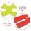 8 Pcs Silicone Pad For Tennis Racket H Shaped 0.5g 6
