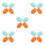 10 Pairs Silicone Drumstick Tips Dampeners For Muting Practice Clack 9