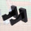 6 Pairs Horizontal Wood Baseball Bat Holder Bracket Rack 4
