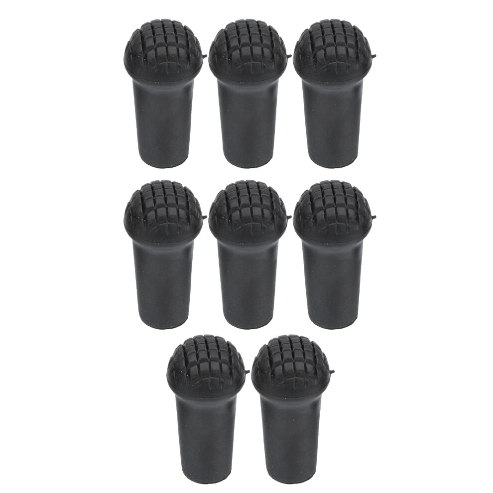 Villcase 40 Pcs Anti Skid Rubber Crutch Tips For Hiking Sticks And Canes