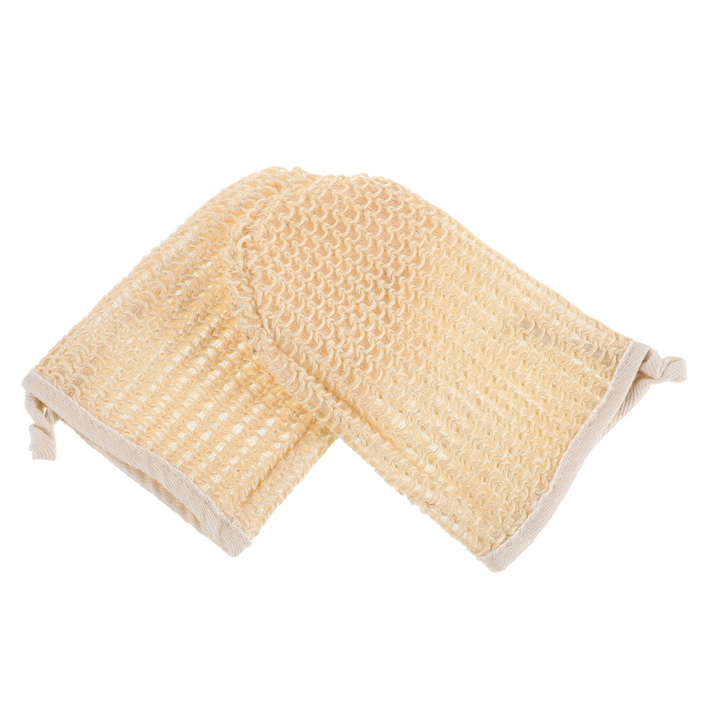 Vaguelly 10 Pcs Bathing Mittens Dead Skin Scrubber Exfoliator Gloves