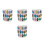 4Pcs Tea Light Holder Mosaic Glass Candle Holder Decor 3