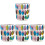 4Pcs Tea Light Holder Mosaic Glass Candle Holder Decor 9
