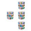 4Pcs Tea Light Holder Mosaic Glass Candle Holder Decor 7