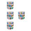 4Pcs Tea Light Holder Mosaic Glass Candle Holder Decor 8