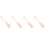 4Pcs Wooden Canoe Paddle Unisex Sturdy Boating Oar Convenient 6