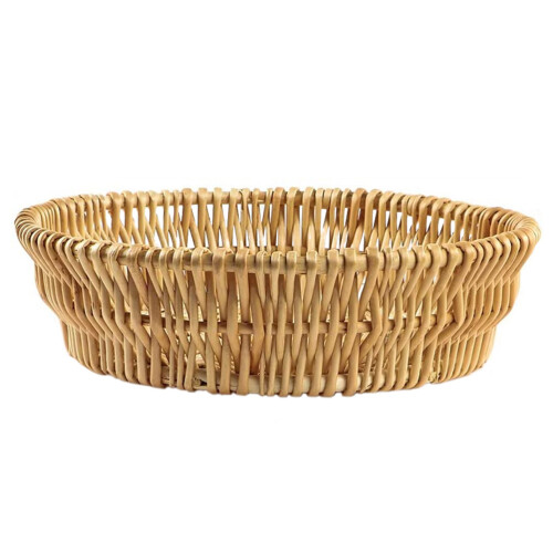 2Pcs Wicker Woven Storage Basket For Household Organization 2