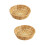 2Pcs Wicker Woven Storage Basket For Household Organization 9