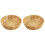 2Pcs Wicker Woven Storage Basket For Household Organization 4