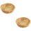 2Pcs Wicker Woven Storage Basket For Household Organization 8
