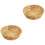 2Pcs Wicker Woven Storage Basket For Household Organization 5