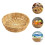 2Pcs Wicker Woven Storage Basket For Household Organization 11