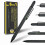 (Black)6-In-1 Multitool Pen: Stylus, Ruler, Level, Screwdriver - Perfect Gift With Refills 2