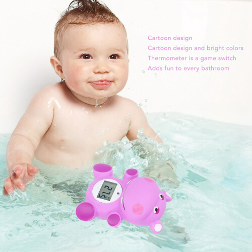 Baby Cartoon Tier Badethermometer IPX7 Wasserdicht, 10C-50C 2