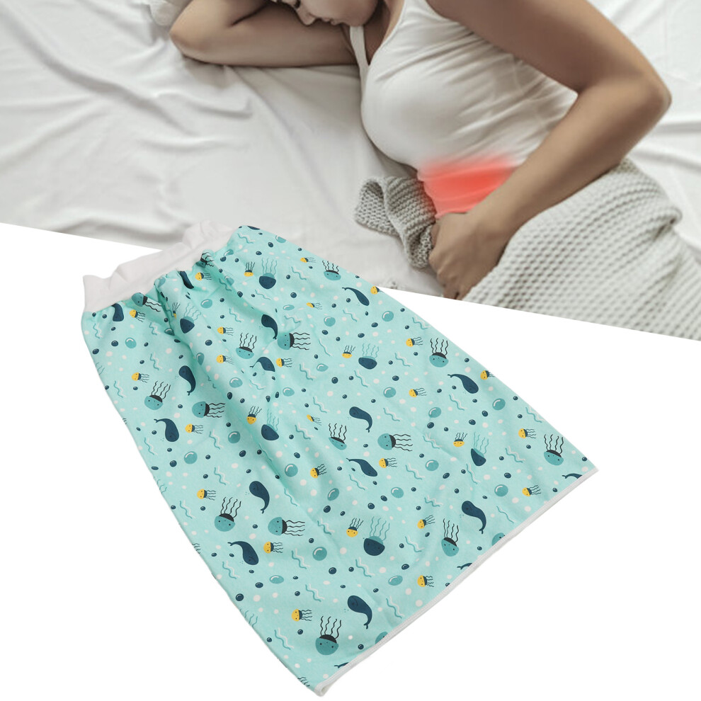 Washable Cotton Adult Incontinence Bed Pad XL Diaper Skirt Reusable Cloth