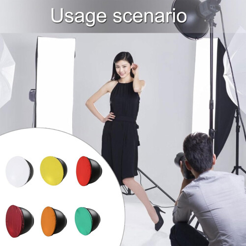 Diffuser Sock 18cm/7in For Ring Light Soft Photography Diffuser Covers Cloth Blue 1