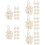 50 Pcs Woven Rattan Flower And Vegetable Handheld Baskets 10