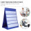 3Pcs 43X33Cm Desktop Pocket Chart With 20Pcs White Cards Small 4