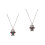 2Pcs Compass Robot Pocket Watch Keychain Necklace 4