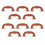 10Pcs Semi Round Plastic Luggage Handles For Suitcase Toolbox Bag 1