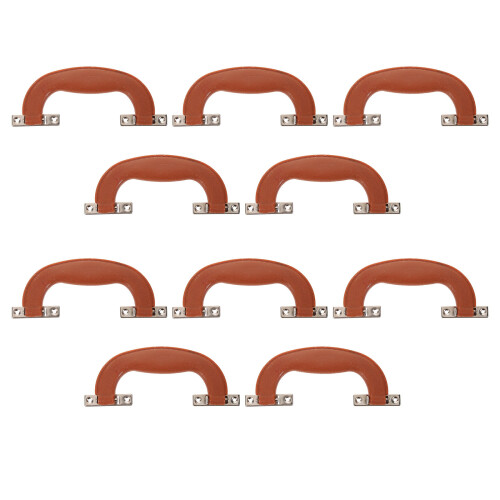 10Pcs Semi Round Plastic Luggage Handles For Suitcase Toolbox Bag