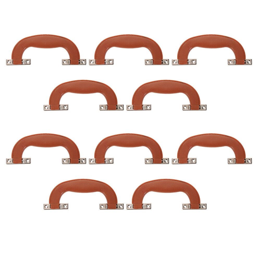 10Pcs Semi Round Plastic Luggage Handles For Suitcase Toolbox Bag 033200751779