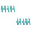 10 Pcs Multi-Functional Clip Tool For Music Score And Document Fixing 8