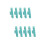10 Pcs Multi-Functional Clip Tool For Music Score And Document Fixing 9
