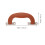 10Pcs Semi Round Plastic Luggage Handles For Suitcase Toolbox Bag 2