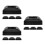 12 Pcs Square Tubing End Caps Plastic Post Covers For Decks Fences 5