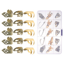 5 Sets Metal And Plastic Finger Picks For Banjo