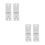 4Pcs White Vertical Blind Bracket Supports Iron Window Blind Hardware 4
