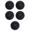 5Pcs Universal Elastic Training Ball Compact For Reaction Yellow Dot 8