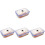 4Pcs Cigar Humidor Storage Box Portable Plastic Case 4