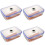 4Pcs Cigar Humidor Storage Box Portable Plastic Case 7