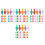 400 Pcs Ceramic Christmas Tree Lights Multi Color Twist Bulbs 4