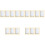 15 Pcs Wooden Paper Making Mold Frame Screen Mesh Kit For Diy Craft 6