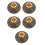 5Pcs Handheld Prayer Wheel Stand Copper Holder With Base 9