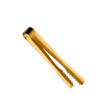 Ice Tongs 6-Piece Stainless Steel Gold Ice Clip Sugar Clamp For Coffee Ice Cube Tongs