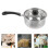 1Pc Stainless Heating Pot With Lid For Milk And Cooking 11