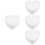 4Pcs Foams Heart-Shaped Cake Practice Model For Baking 8