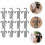 20pcs Cotton Slipper Multifunctional Drying Racks Hanging Shoe Racks 5